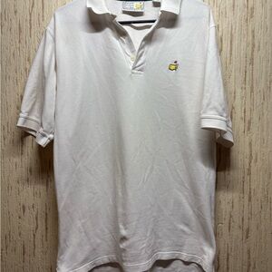 * Augusta National Golf Course The Masters  x Slazenger vintage white polo large